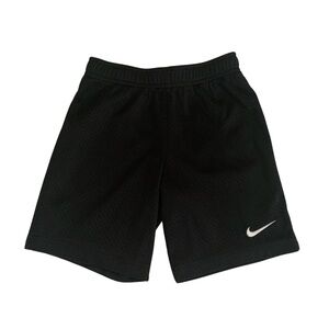 VGUC Boys Black Mesh Nike Shorts 6/7